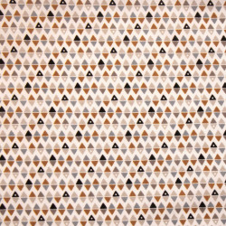 Algodón estampado ARLYMINI Blanco / Multicolor grises